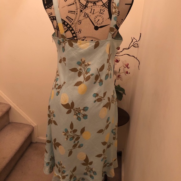 Mint Green Linen Ann Taylor dress - size 8 - Picture 4 of 5